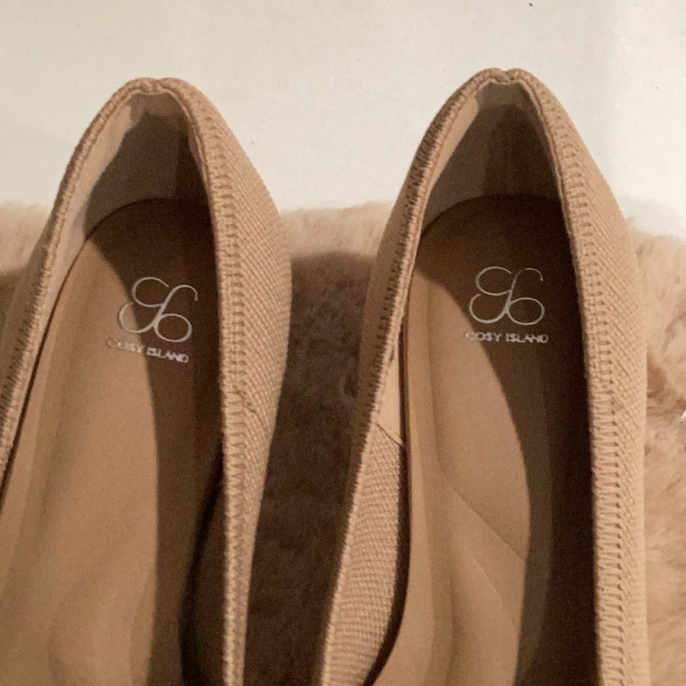 Elegant Tan Women's Shoes - Picture 6 of 6